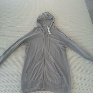Lululemon Gray Hooded Zip up